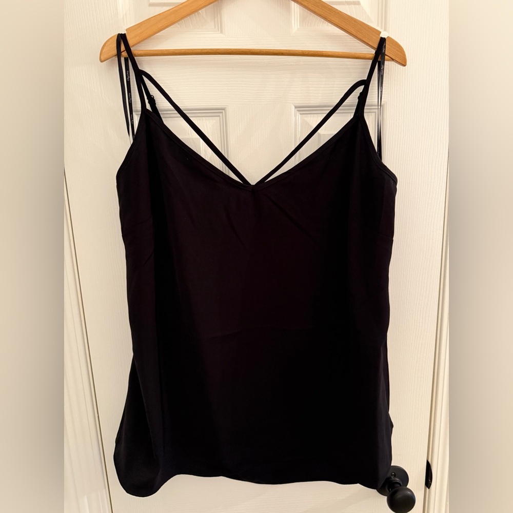 City Chic Strappy Black Top